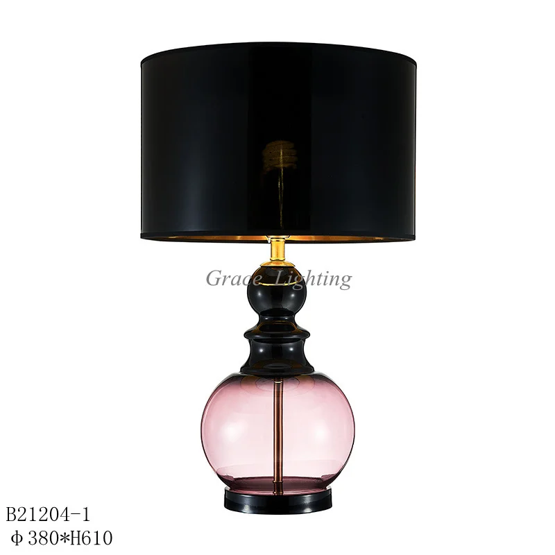 Black Glass Floor Lamp - Alternate Design 3 lighting offer