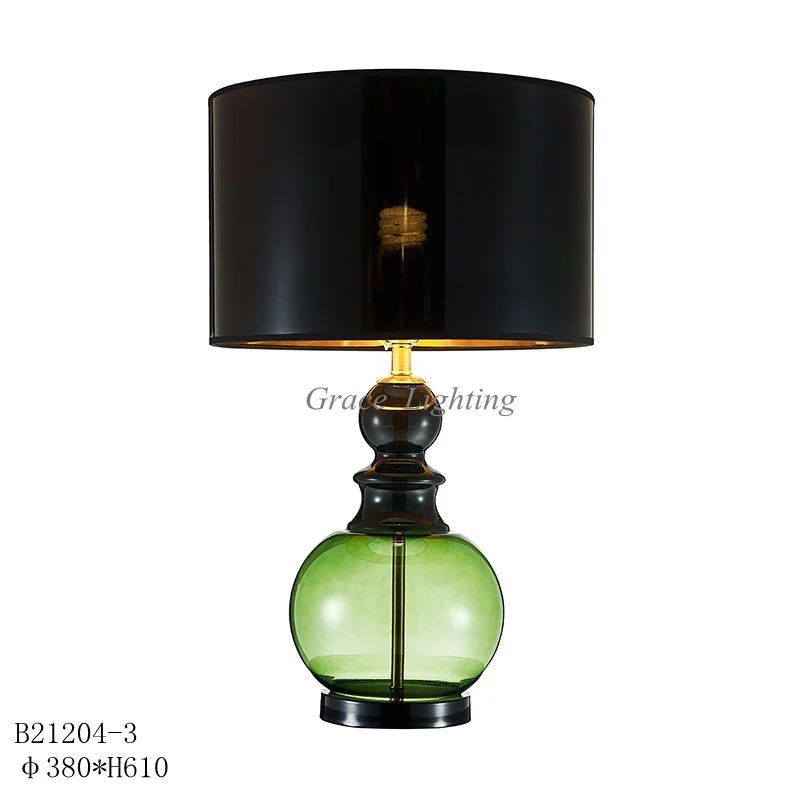 Black Glass Floor Lamp - Alternate Design 4 lighting offer