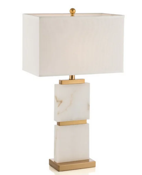 White Stone Table Lamp - Alternate Design lighting offer