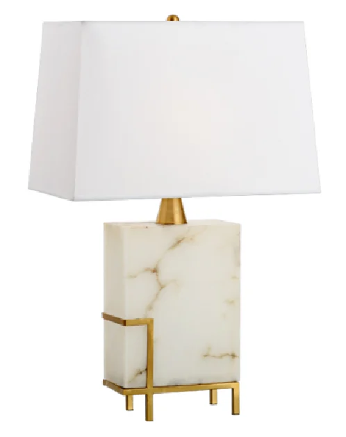 White Stone Table Lamp - Alternate Design 5 lighting offer