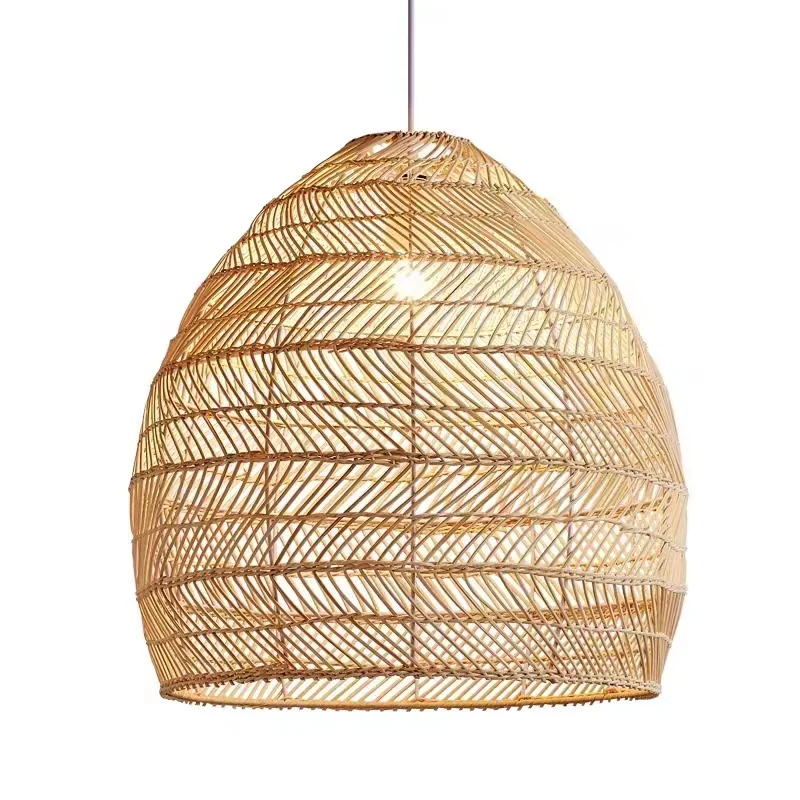 Natural Rattan Pendant Light - Alternate Design 5 lighting offer