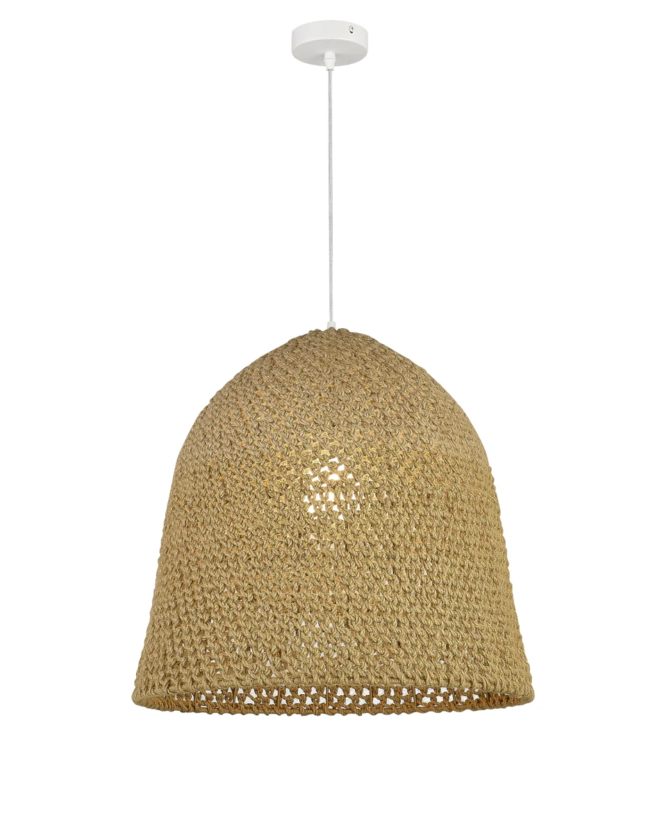 Large Natural Rattan Pendant Light - Alternate Design lighting offer