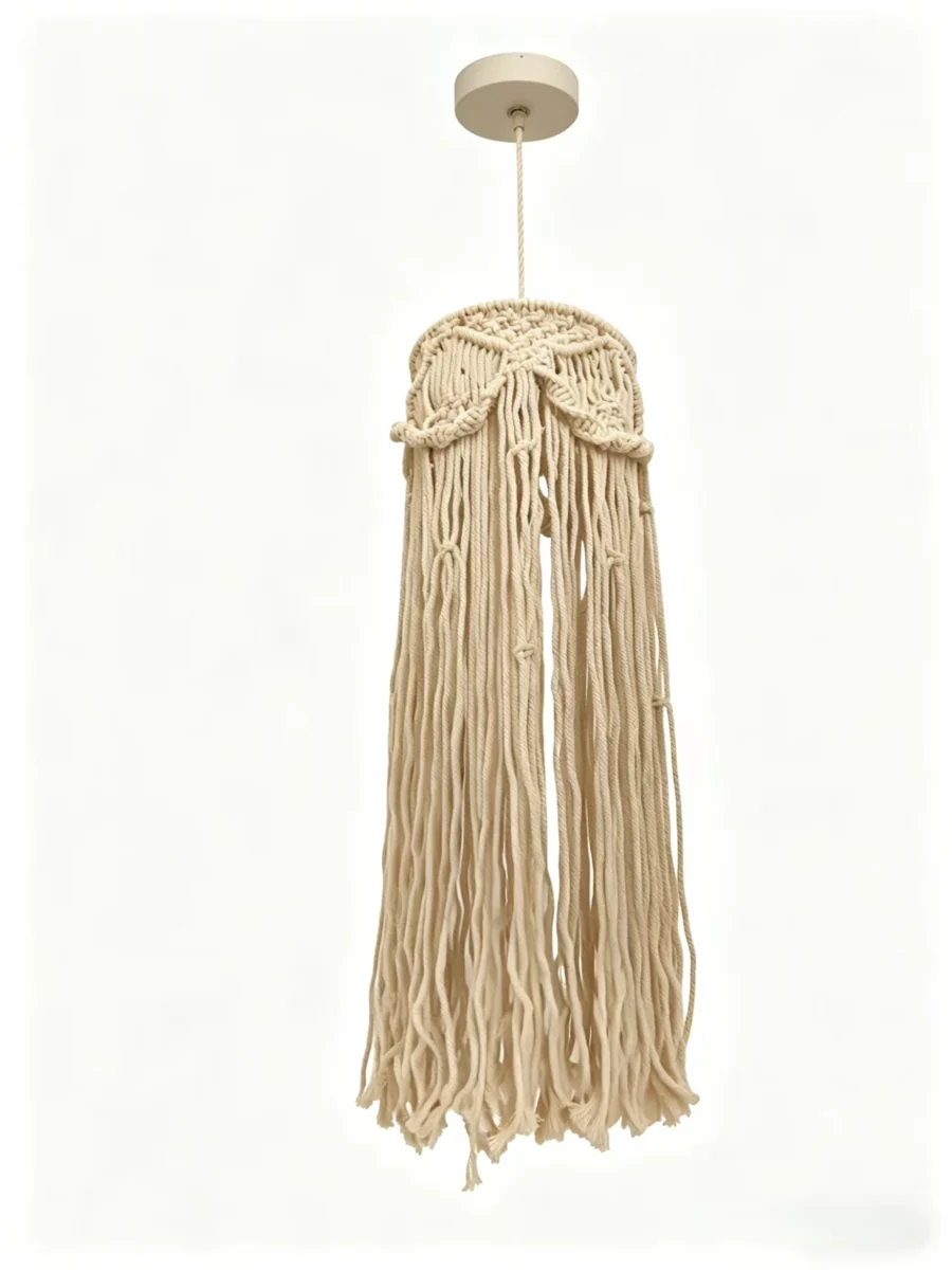 Natural Fabric Pendant Light - Alternate Design 5 lighting offer